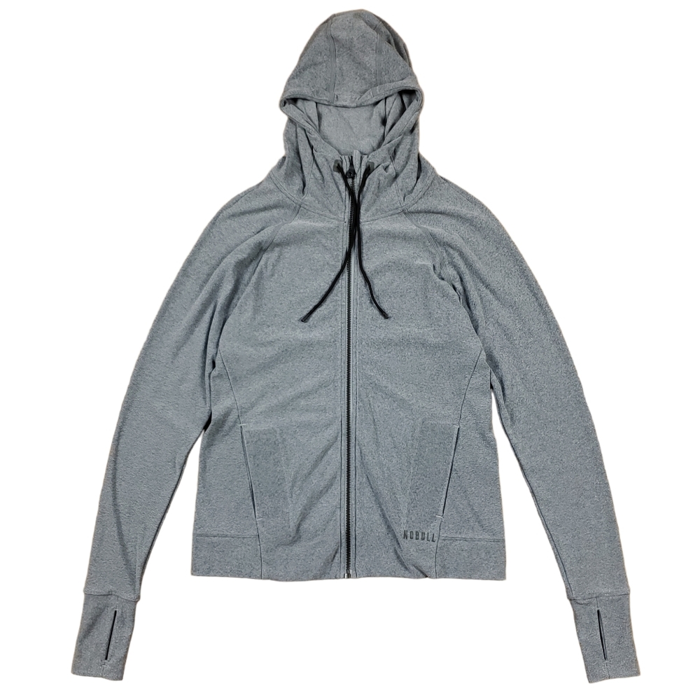 Nobull Hoodie Womens Zip Up Sweatshirt Activewear Gym Workout Performance Active